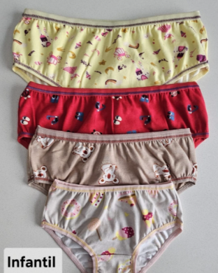 Calcinha Ante Alérgica Jully For Girl Infntil 87544
